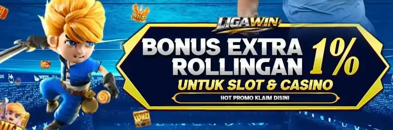 ROLLINGAN LIVE CASINO DAN SLOT 1% LIGAWIN